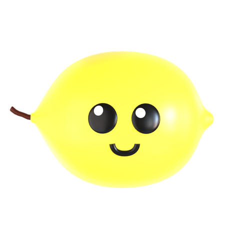 Lemon  3D Icon