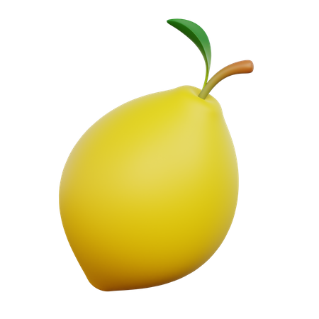 Lemon  3D Icon