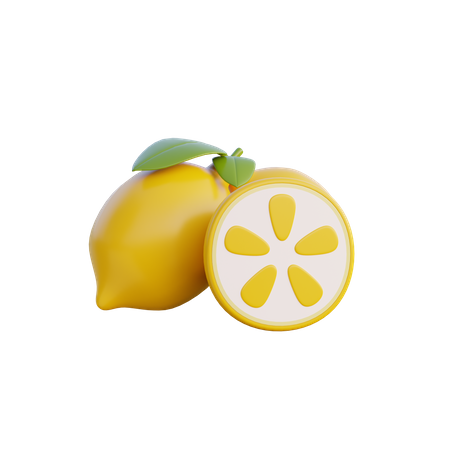 Lemon  3D Icon