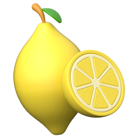 Lemon  3D Icon