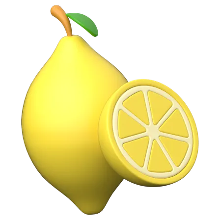 Lemon  3D Icon