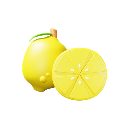 Lemon  3D Icon