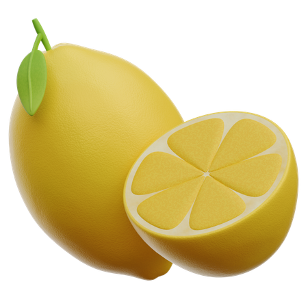 Lemon  3D Icon