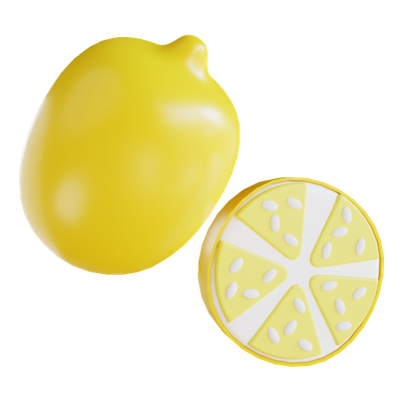 Lemon  3D Icon