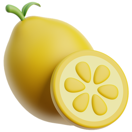 Lemon  3D Icon