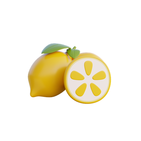 Lemon  3D Icon
