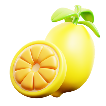 Lemon  3D Icon