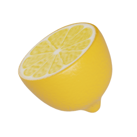 Lemon  3D Illustration