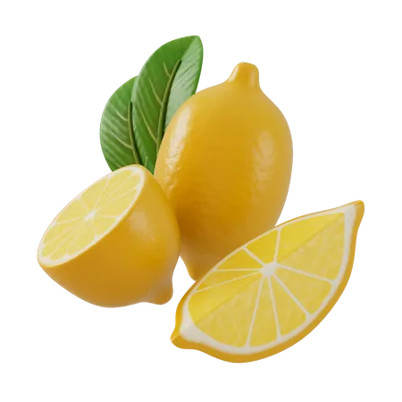 Lemon  3D Illustration