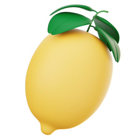 Lemon  3D Illustration