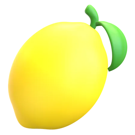 Lemon  3D Illustration