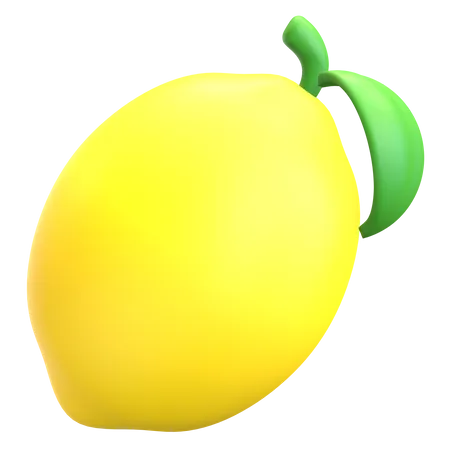 Lemon 3D Illustration