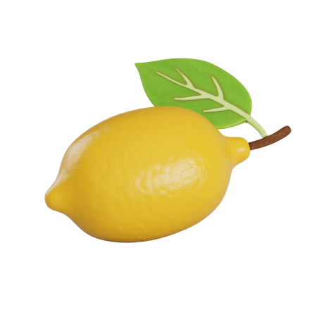 Lemon 3D Illustration