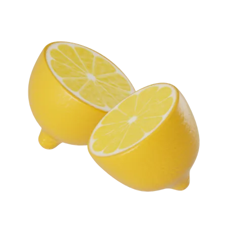 Lemon  3D Illustration