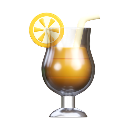 Lemon Cocktail  3D Icon