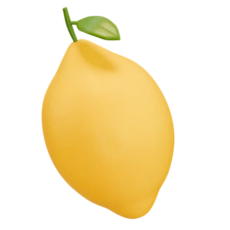 Lemon Fruit  3D Icon
