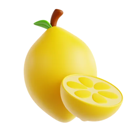 Lemon Fruit  3D Icon