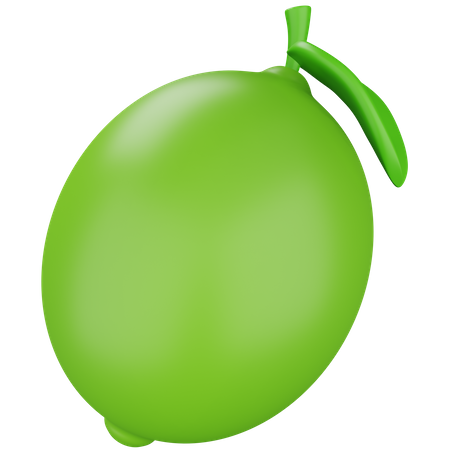 Lemon Green  3D Icon