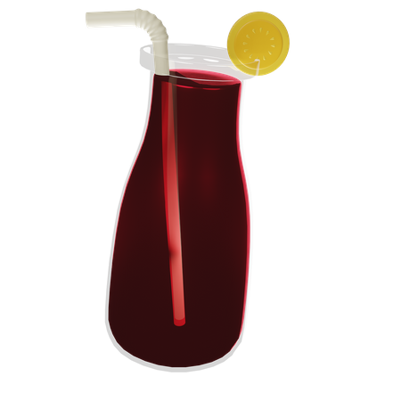 Lemon Juice  3D Icon