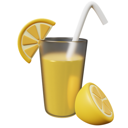 Lemon Juice  3D Icon