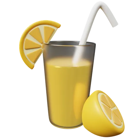 Lemon Juice 3D Icon