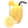 lemon juice 3d images