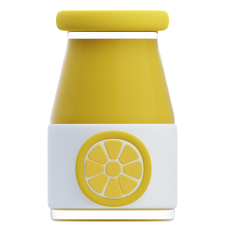 Lemon Juice  3D Icon