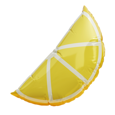 Lemon Shape Balloon  3D Icon