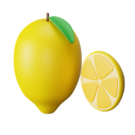 Lemon Slice  3D Icon