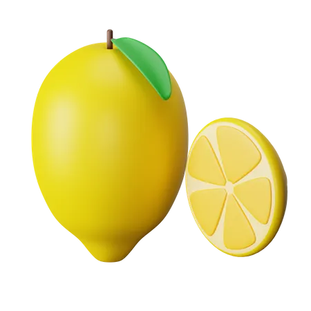 Lemon Slice  3D Icon