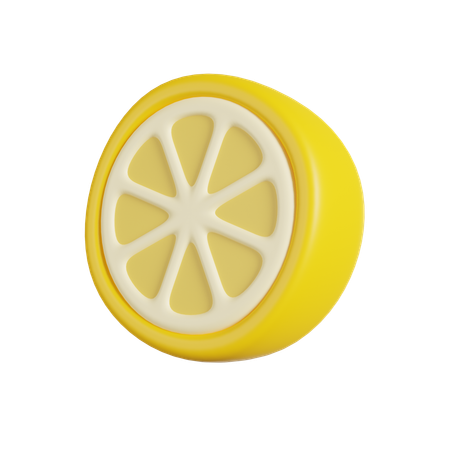 Lemon Slice  3D Icon