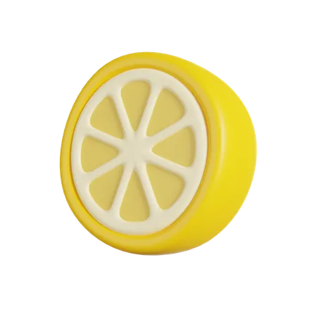 Lemon Slice  3D Icon