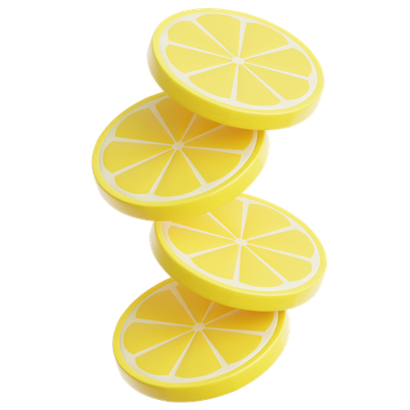 Lemon Sliced  3D Icon