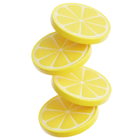 Lemon Sliced  3D Icon