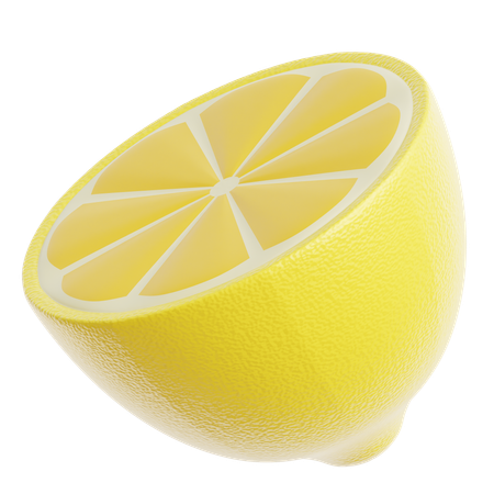 Lemon Sliced  3D Icon