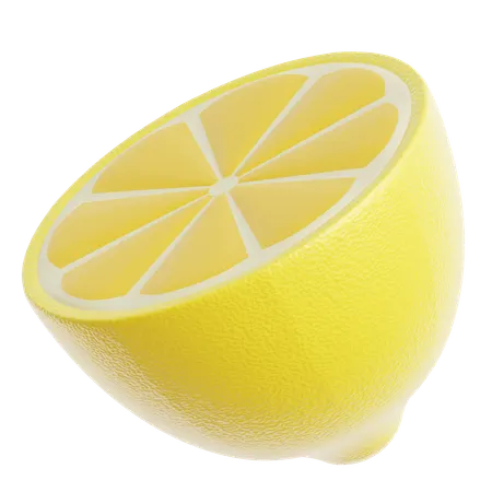 Lemon Sliced  3D Icon