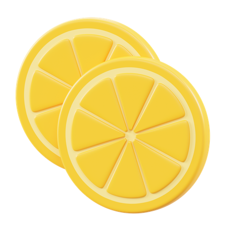 Lemon Slices  3D Icon