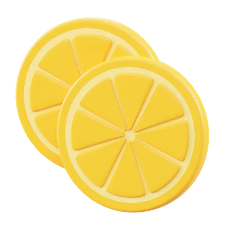 Lemon Slices  3D Icon