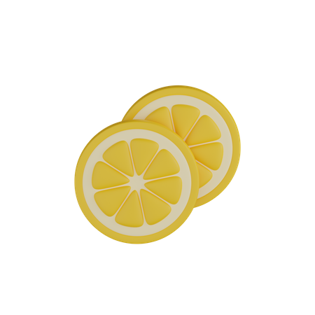 Lemon Slices  3D Icon