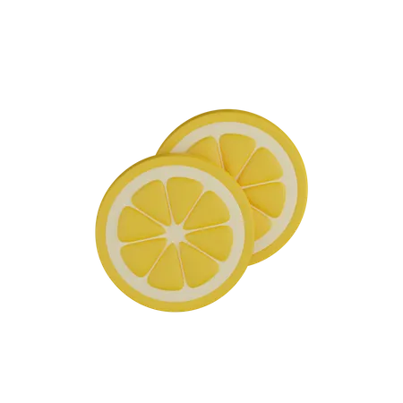 Lemon Slices  3D Icon