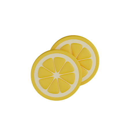 Lemon Slices 3D Icon