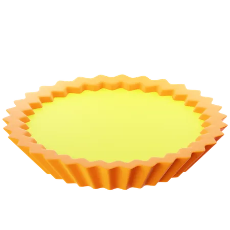 Lemon tart  3D Icon