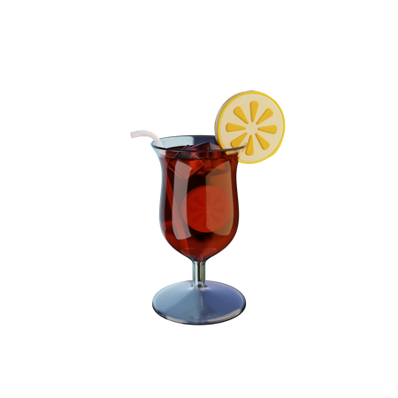 Lemon Tea  3D Icon