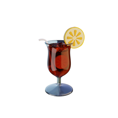 Lemon Tea  3D Icon