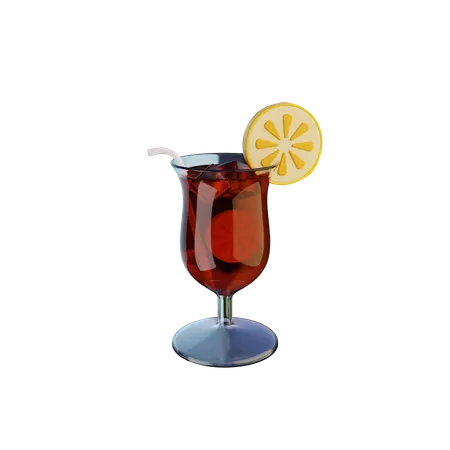 Lemon Tea  3D Icon