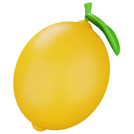 Lemon Yellow  3D Icon