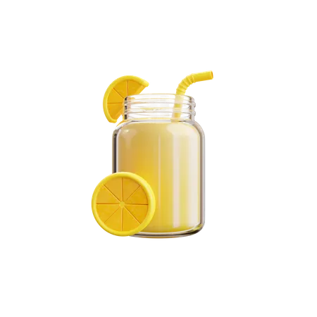 Lemonade  3D Illustration