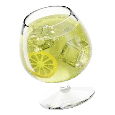 3 D Illustration Of Lemonade Icon Isolated On White Background Suitable For Ui Ux Design 3D Icon