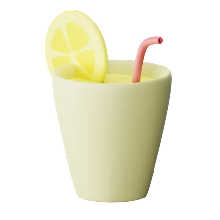 Lemonade  3D Icon