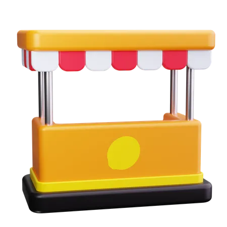 Lemonade Stand  3D Icon